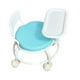 thumbnail image 2 of Silla infantil con respaldo para comer, bandeja y ruedas universales Azul, 2 of 9