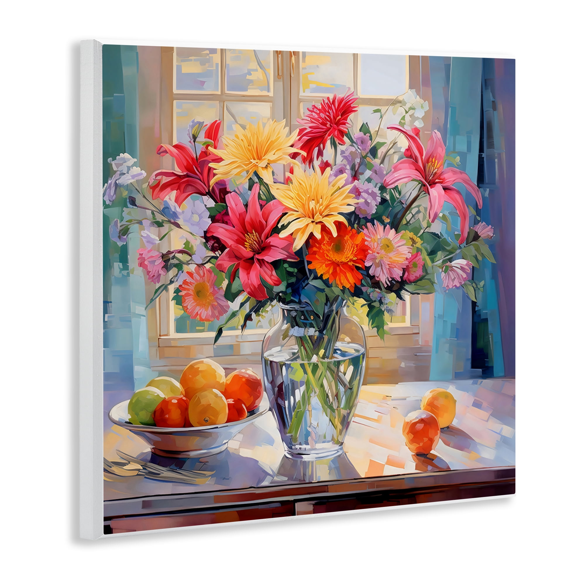 Stupell Industries Summer Flowers & Fruit Wall Plaque Art, design by Creative Studio