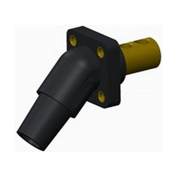 CLS45FRB-A CL Cam Type, 45 degree Panel Mount,400A, 2/0 - 4/0 AWG, F - Black (A)