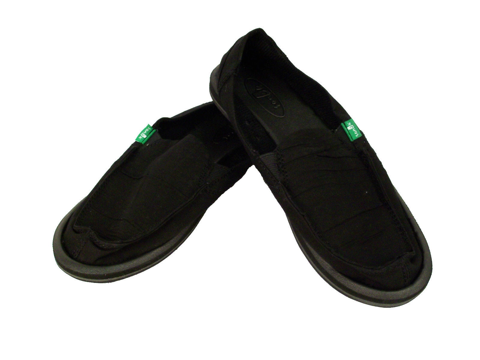 sanuk shuffle black