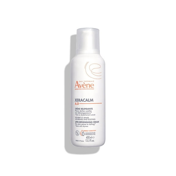 Avene XeraCalm A.D Lipid-Replenishing Cream - For Dry Skin Prone to Atopic Dermatitis or Itching, 13.5 fl oz
