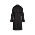 thumbnail image 3 of Ladies Trench Coat Double Breasted Long Coat Classic Autumn Spring Jacket Windproof Coat(M), 3 of 5