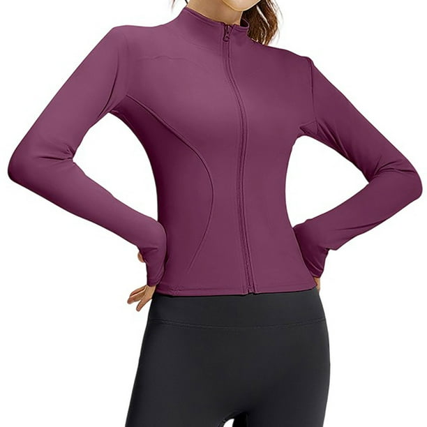 Abrigo de yoga para mujer, transpirable, para correr, fitness y deportes, top moldeador, tops para mujer