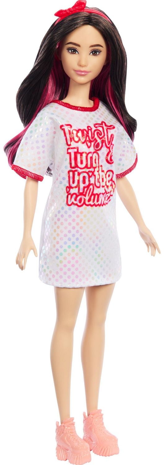 Barbie Fashionistas 65 eanniversaire Poupée 214, Robe Twist ‘n Turn