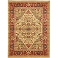 thumbnail image 1 of Unique Loom Sahand Collection Traditional Geometric Classic Tan Area Rug (10' 0 x 13' 0), 1 of 5