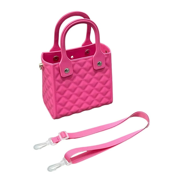 Esquirla Sac à Trous de Plage pour Femmes, Pochette de Rangement Respirante pour Piscines, Voyage, Gym, rose Rouge