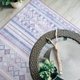 thumbnail image 3 of Balacho Modern Cozy Modern Geometric Faux Wool Area Rug, 4' x 6', Yellow, 3 of 8