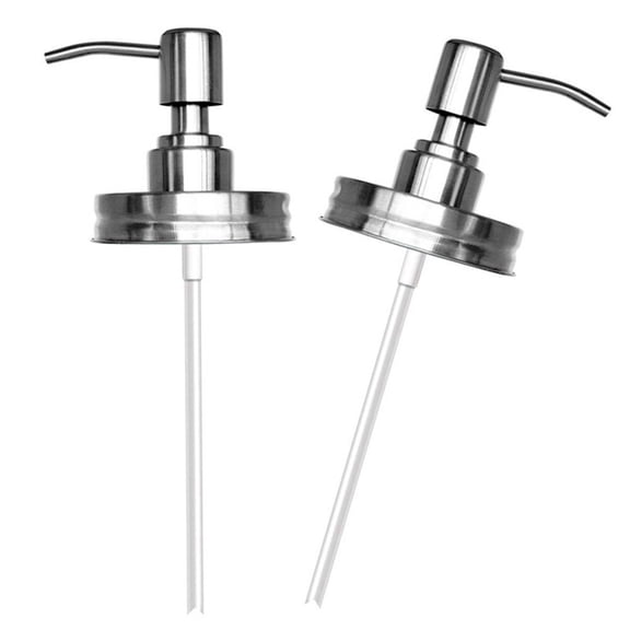 LEDMOMO Dispenser Lids Stainless Steel 2Pcs