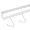 thumbnail image 6 of Iron Multifunctional Storage Rack with Hooks — Kitchen Cupboard Hanging Shelf (White), 6 of 8
