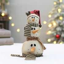 The Big Save karymi Cloth Snowman Christmas Decoration 10.6x5.9x5.9in Desktop Doll with Branches Hat Ornament for Holiday Display Mens Christmas Gifts The Big Save Tailgating