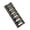 Black Nickel, variant on Genuine Floyd Rose Rail Tail Saddle Set - Gold, Wide 2 7/32"