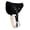 Black/Black, variant on Horse Western Fleece Padded Bareback Saddle Pad w/ Cinch Stirrups 39160