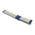thumbnail image 4 of 20mm Mens' Alligator Style Leather Watch Strap Band, White Stitching, Stainless Steel Buckle, 4 of 7