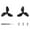 Black_1 pair, variant on AOOOWER Low Noise Quadcopter Propellers for UAV Professional and Hobbyist Flyers Quadcopter Accessories (1/2Pairs)