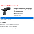 thumbnail image 2 of Automatic Transmission Output Shaft Speed Sensor - Compatible with 2006 - 2007 GS430, 2 of 2