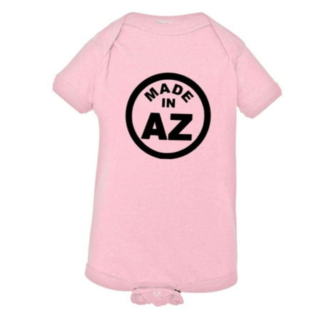 

PleaseMeTees™ Baby From Born Made In Arizona AZ Logo Label Tag HQ Jumper