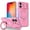 Pink, variant on Case for iPhone 16, with Sliding Camera Cover, with Rotating Finger Ring Holder Magnetic Bracket Hybrid Hand Grip Protective Shockproof Phone Case Cover for iPhone 16 - Royalblue