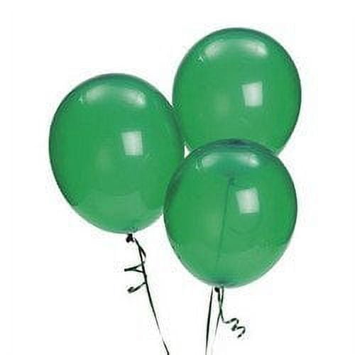 11" Emerald Green Balloon - Party Decor - 144 Pieces