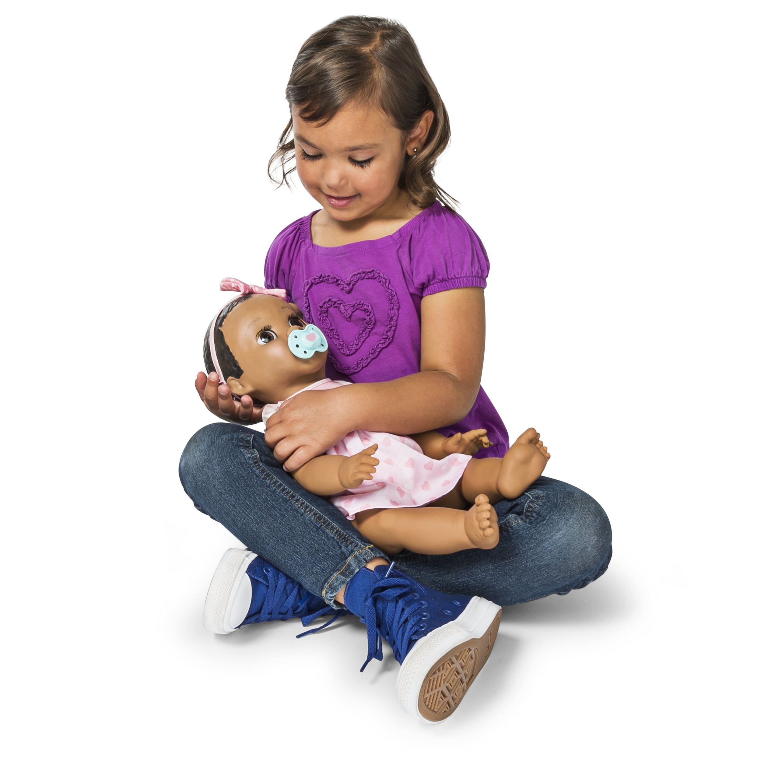 Luvabella Interactive Baby Doll Toy with Feeding Accessories Walmart