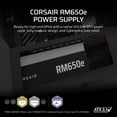 thumbnail image 2 of Fuente de alimentación Corsair RM650e 650W totalmente modular ATX 3.1, 2 of 7