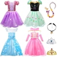 thumbnail image 1 of Vestido Princess Dress Up Meland Princess para niñas de 3 a 8 años, 1 of 8