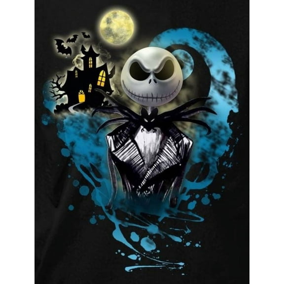 Jack Sally The Nightmare Before Christmas Skull DIY 5D Diamond Digital Painting Kit Crystal Rhinestone Embroidery Cross-stitch artwork Crafts Canvas wall decoration Birthday gift 12 X 16 inches