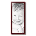 thumbnail image 2 of ArtToFrames 8" x 19" Cherry Picture Frame, 8x19 inch Red Wood Poster Frame (WOM-4213),  Pack, 2 of 6