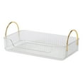 thumbnail image 1 of Visland Makeup Storage Tray Bathroom Organizer Tray with Metal Handle Countertop Organizer for Home, 1 of 1