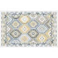 thumbnail image 2 of Bliss Rugs Geometric Indoor Outdoor Rug Low-Profile Reversible Floor Mat for Patio, Entrance, Front Door | Navy, 2' x 3', 2 of 10