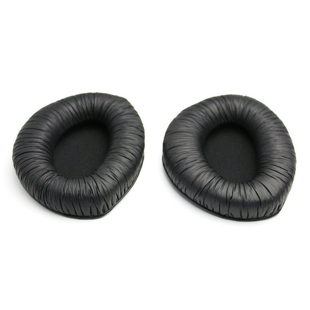 Methold 1 par de almohadillas de cuero de terciopelo para auriculares montados en la cabeza repuesto de piezas de reparación de esponja para Relojes inteligentes Cuero