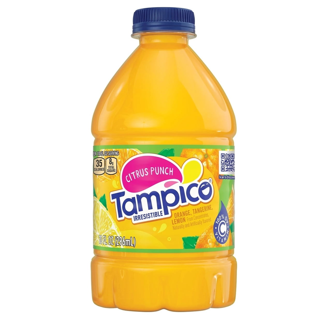 Tampico Citrus Punch, Orange Tangerine Lemon Flavored Juice Drink (10 Oz, 24 Pk)