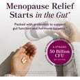 thumbnail image 5 of Menopause Support with Prebiotics and Probiotics for Women | Hormone Balance, Hot Flashes & Night Sweats | 50 Billion CFU, DIM & Black Cohosh | Triple Action Menopause Supplements for Women | 30 Ct, 5 of 9