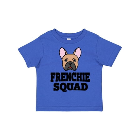 

Inktastic Dog Frenchie Squad Gift Toddler Boy or Toddler Girl T-Shirt