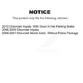 thumbnail image 2 of Transit Auto Front Rear Disc Brake Rotors and Semi-Metallic Pads Kit for Car Chevrolet Impala Monte Carlo K8S-103002, 2 of 11