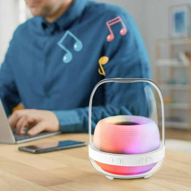 Cameland Bluetooth Speaker with Lights Color Changing Portable Wireless Speaker Led Lighting Themes,Bluetooth Audio,Bluetooth Speaker Stereo Sound