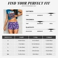 thumbnail image 5 of Daiia Skull rainbow color Pattern Women's Workout Shorts Biker Shorts - High Waisted Workout Spandex Tummy Control Gym Running Yoga Shorts-XX-Large, 5 of 8