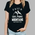thumbnail image 2 of KIHOUT Nouveaux Hauts de Mode d'Été pour Femmes 2024, Hauts Imprimés Mode pour Dames Manches Courtes Chemisier Col Rond T-Shirt Noir m, 2 of 4