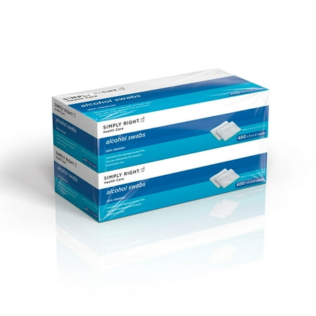 Simply Right Alcohol Swabs (400 ct., 2 pk.)