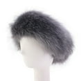 thumbnail image 2 of D-GROEE Warm Winter Hat Winter Faux Fur Ladies Hat Soft Fluffy Cozy Warm Unisex Headband Hat for Winter Outdoor Activities Elastic Anti-slip Ski Hat, 2 of 6