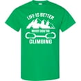 thumbnail image 3 of Inktastic Rock Climbing Mountains T-Shirt, 3 of 5
