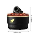 thumbnail image 2 of Battery-Powered Aromatherapy Diffuser - Colorful Flame Light Humidifier for Home and Bedroom, Big Spray Humidifier With Colorful Flame Light, 2 of 5