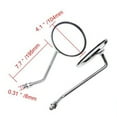 thumbnail image 1 of TopOne 1 Pair Motorcycle Rearview Mirror 8Mm 10Mm Round Reversing Side Mirror Rotatable Modified Accessories, 1 of 7