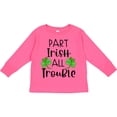 thumbnail image 3 of Inktastic Part Irish All Trouble St. Patrick's Day with Green Clovers Boys or Girls Long Sleeve Toddler T-Shirt, 3 of 5