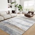 thumbnail image 5 of ChakmeOne 8x10 Non-Slip Washable Area Rug - Modern Rug with Non-Slip Rubber Backing,Soft Pet Friendly Carpet Stain-Resistant Under Table Rug for Living Room,Bedroom,Dining Room,Office, 5 of 8