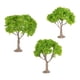 thumbnail image 2 of 3 piezas de paisaje de árbol en miniatura para paisaje de ferrocarril en miniatura árboles de flores amarillas, 2 of 9