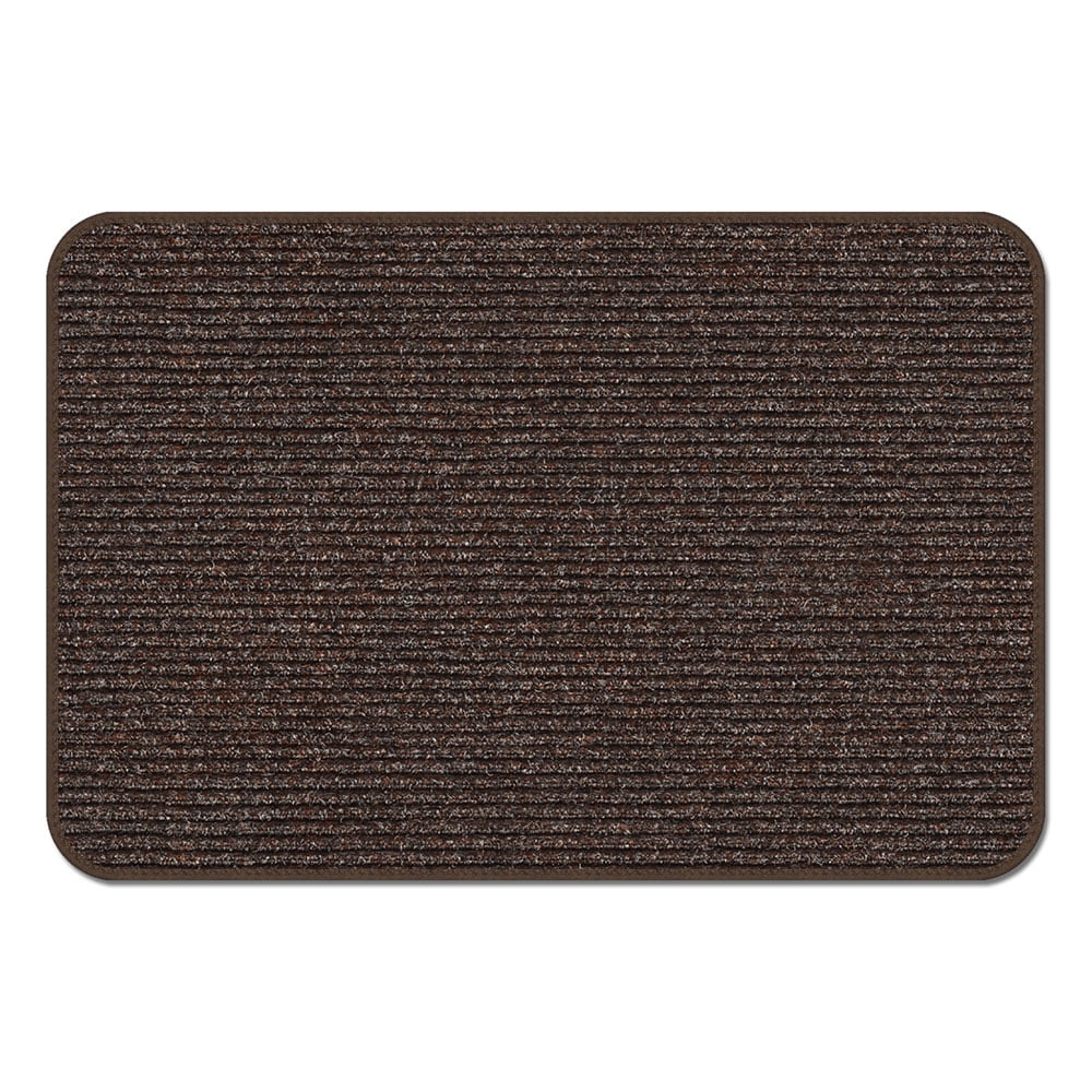 SkidResistant HeavyDuty Door Mat Tuscan Brown 2' x 3'