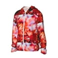 thumbnail image 2 of Easygdp Autumn Maple Leaves Lightweight Long Sleeve Sun Shirt Sports long-Sleeved Sun Protective Clothing, Quick Drying Breathable - Small, 2 of 9
