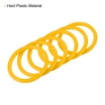 thumbnail image 4 of Uxcell 6cm Plastic Carnival Ringtoss Rings Game Hoop 18 Pack (Blue, Green, Yellow), 4 of 5