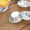 thumbnail image 7 of THLKIF 50-Pack Disposable Aluminum Foil Tart Pans, 2.76 Inch Round Baking Cups and Molds for Cupcakes, Tarts, Pudding, and Mini Pies, Easy Cleanup, 7 of 7