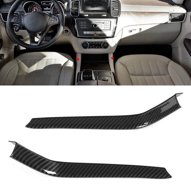 Portavasos de agua a rayas, 2 piezas de fibra de carbono estilo portavasos para coche embellecedor portavasos embellecedor Valor inmejorable